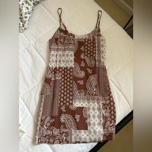 LA Hearts brown mini dress